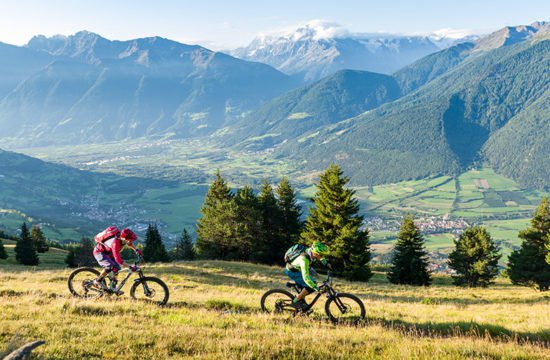 Mountainbike in Vinschgau